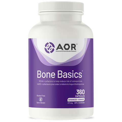 Bone Basics 255mg - 360caps - AOR - Health & Body Nutrition 