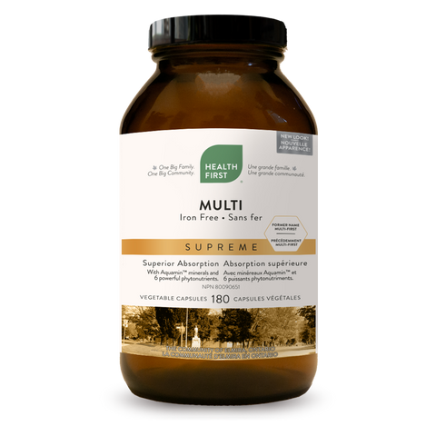 Multi Iron Free Supreme - 180vcaps - Health First - Health & Body Nutrition