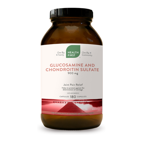 Glucosamine & Chondroitin Sulfate 900mg - 180caps - Health First - Health & Body Nutrition
