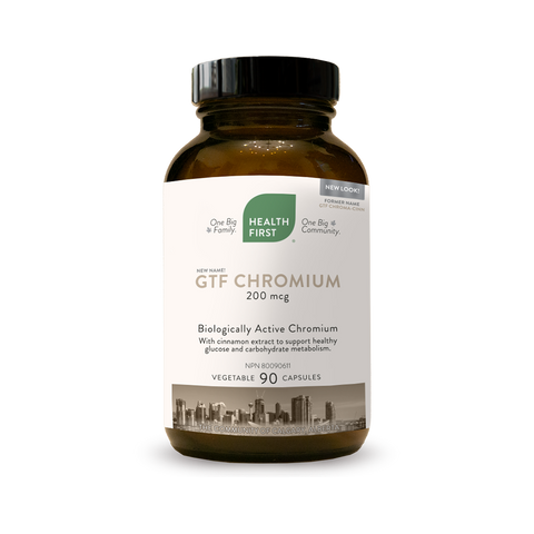 GTF Chroma-Cin 200mcg - 90vcaps - Health First - Health & Body Nutrition
