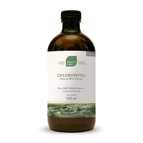 Chlorophyll Mint Flavour - 500ml - Health First - Health & Body Nutrition