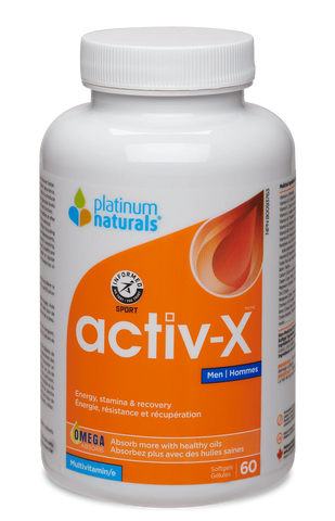 Activ-X Men - 60gels - Platinum Naturals - Health & Body Nutrition