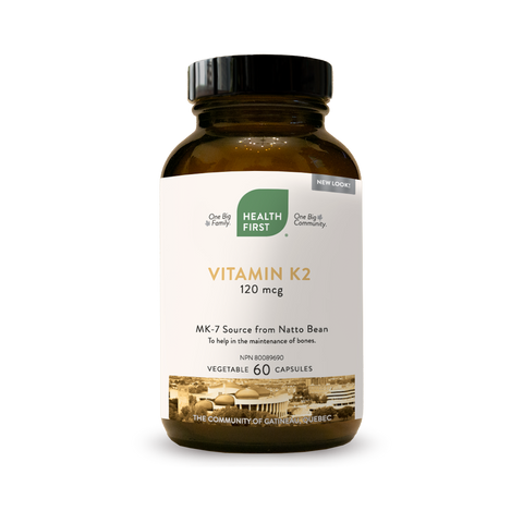 Vitamin K2 Max 120mcg - 60vcaps - Health First - Health & Body Nutrition