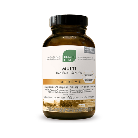 Multi Iron Free Supreme - 100 vcaps - Health First - Health & Body Nutrition