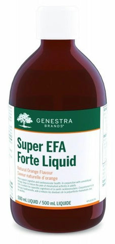 Super EFA Forte Liquid - Natural Orange Flavour - 500ml - Genestra - Health & Body Nutrition 