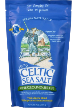 Celtic Sea Salt Fine Ground - 454g- Selina Naturally - Health & Body Nutrition 