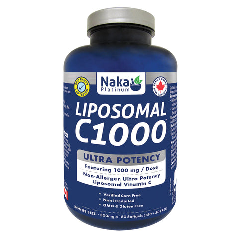 Liposomal C1000 180 softgels Bonus size - Health & Body Nutrition
