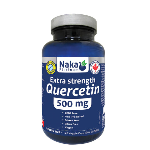 Quercetin 500mg - 120caps - Naka - Health & Body Nutrition