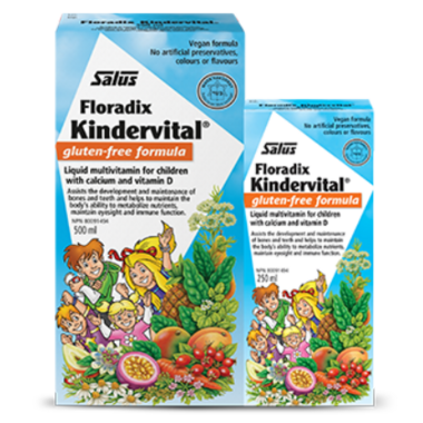 Floradix Kindervital Liquid Multivitamin For Children twin pack 500ml+250ml - Salus New - Health & Body Nutrition