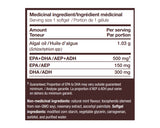 NutraVege Omega-3 Plant Liquid Gels 500 mg EPA + DHA 75 Softgels - Health & Body Nutrition