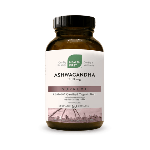 Ashwagandha Supreme 300mg - 60vcaps - Health First - Health & Body Nutrition