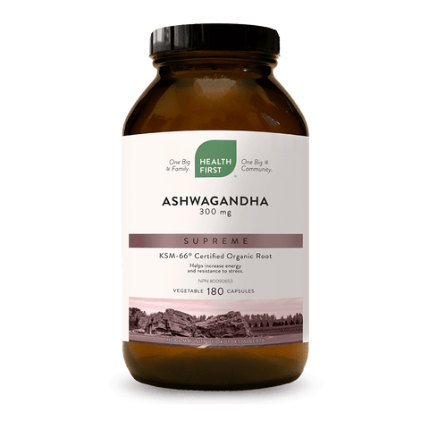 Ashwagandha Supreme 300mg - 180 vcaps - Health First - Health & Body Nutrition