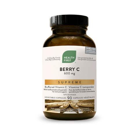 Berry-C Supreme 600mg - 90vcaps - Health First - Health & Body Nutrition