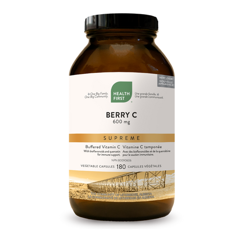 Berry-C Supreme 600mg - 180vcaps - Health First - Health & Body Nutrition