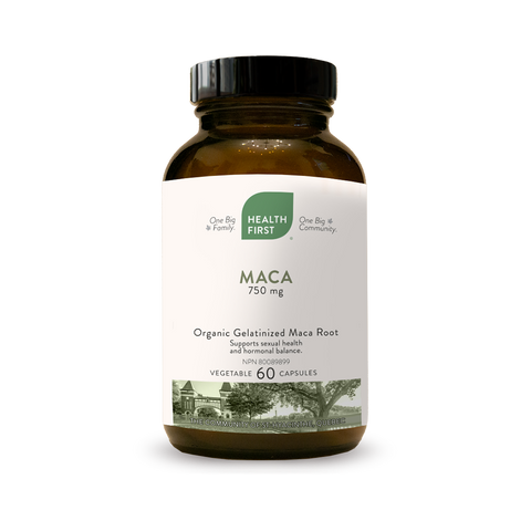Maca Root 750mg - 60vcaps - Health First - Health & Body Nutrition