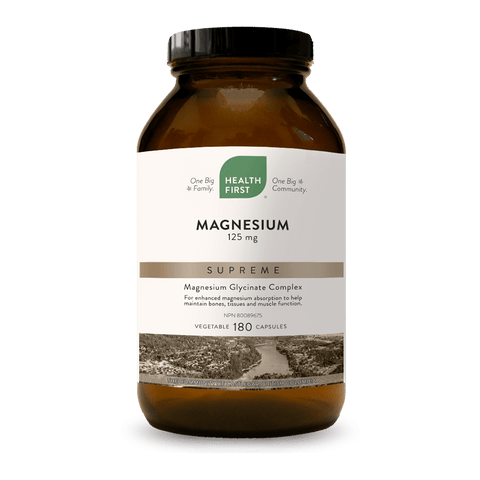 Magnesium Supreme - 180vcaps - Health First - Health & Body Nutrition