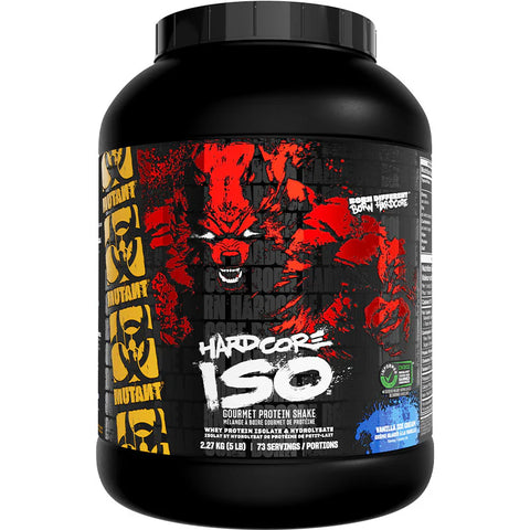 Hardcore ISO Whey Protein Isolate Vanilla- 5lbs - Mutant
