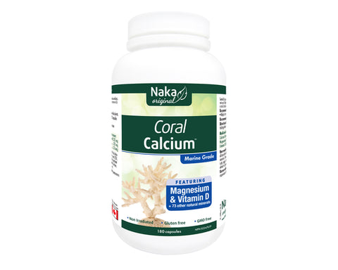 Coral Calcium - 180caps - Naka - Health & Body Nutrition