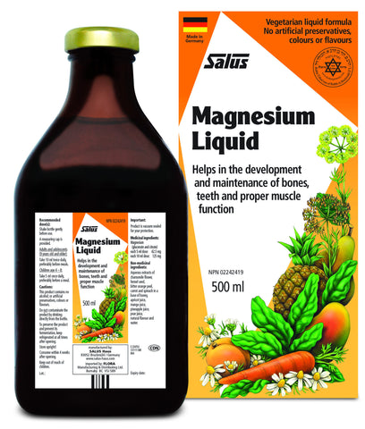 Magnesium Liquid - 500ml - Salus® - Health & Body Nutrition 