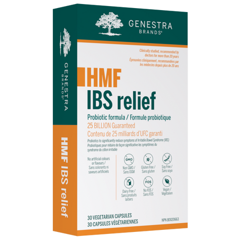 HMF IBS Relief - 30vcaps - Genestra - Health & Body Nutrition 