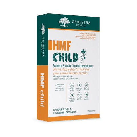 HMF Child Probiotic Formula - 30chewables - Genestra - Health & Body Nutrition 
