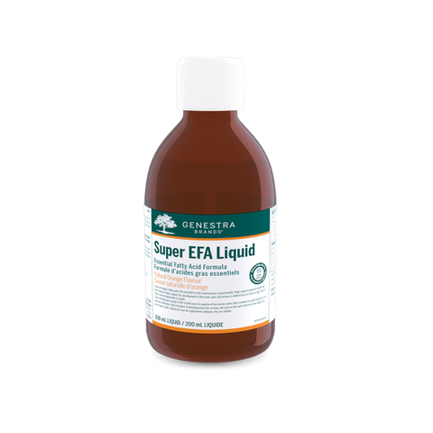 Super EFA Liquid -  Orange Flavour - 200ml - Genestra - Health & Body Nutrition 