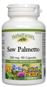 HerbalFactors Saw Palmetto - 500mg - 90caps - Natural factors - Health & Body Nutrition 
