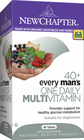 Every Man’s One Daily 40+ Multivitamin - 72tabs - NewChapter - Health & Body Nutrition 
