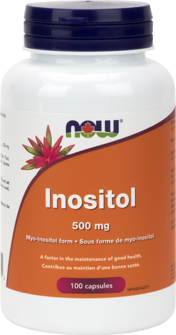 Inositol - 500mg - 100caps - Now - Health & Body Nutrition 