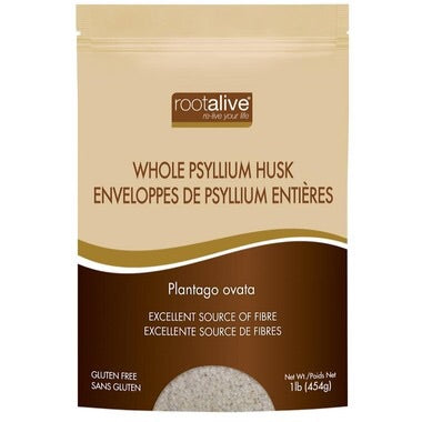 Psyllium Husk Whole - 1lb - Rootalive - Health & Body Nutrition 