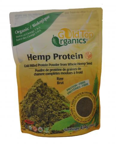 Organic Hemp Protein - 454g - Gold Top Organics - Health & Body Nutrition 