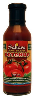 Organic Ketchup - 350ml - Sahara - Health & Body Nutrition 