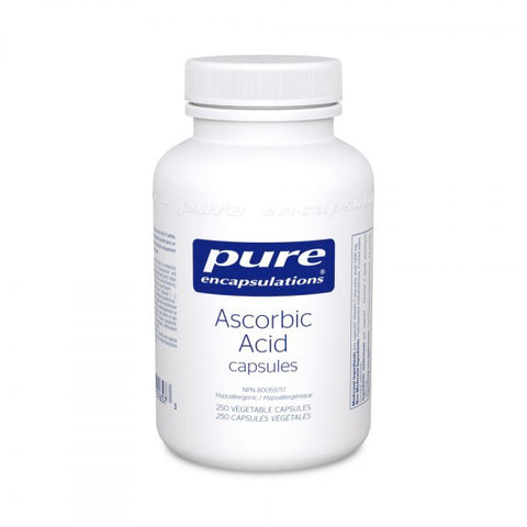 Ascorbic Acid - 250vcaps - Pure Encapsulations - Health & Body Nutrition 