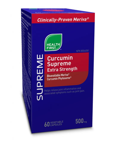 Curcumin Supreme Extra Strength 500mg - 120vcaps - Health First - Health & Body Nutrition 