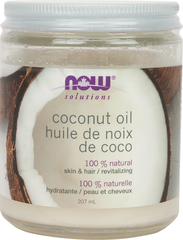 Coconut Oil - 207ml - Now - Health & Body Nutrition 
