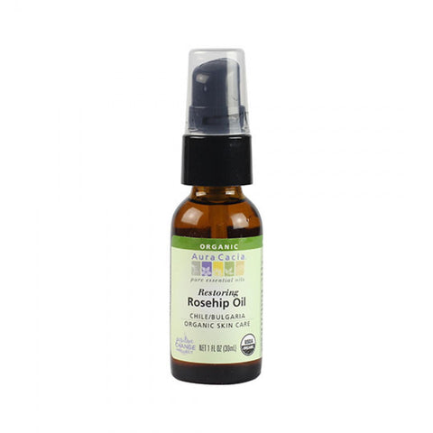 Organic Rosehip Skin Care Oil - 30ml - Aura Cacia - Health & Body Nutrition 