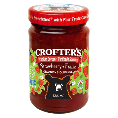 Organic Strawberry Premium Spread - 383g - Crofter’s - Health & Body Nutrition 