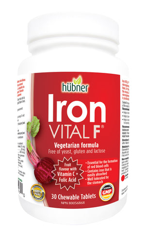 Iron Vital F - 30chewables - Hubner - Health & Body Nutrition 