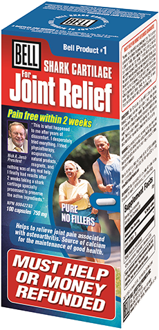 Shark Cartilage For Joint Relief - 100caps - Bell - Health & Body Nutrition 