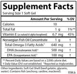 Super DHA - 500mg DHA - 60+20gels - Carlson - Health & Body Nutrition 