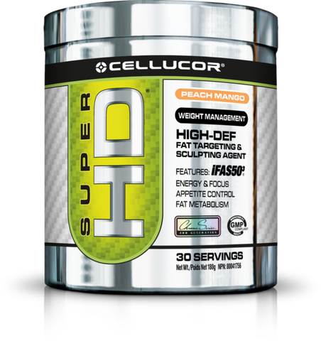 Super HD Powder - Peach Mango 180g - Cellucor - Health & Body Nutrition 