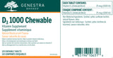 D3 1000 Chewable - 120tabs - Genestra - Health & Body Nutrition 