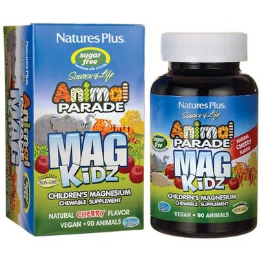 Animal Parade Mag Kidz - 90chewables - Cherry Flavoured - Nature’s Plus - Health & Body Nutrition 