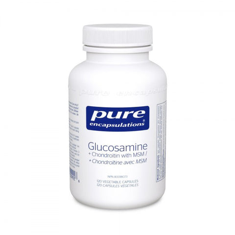 Glucosamine + Chondroitin with MSM - 120vcaps - Pure Encapsulations - Health & Body Nutrition 