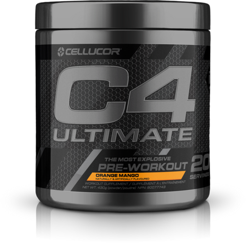 C4 Ultimate Pre-Workout - 20servings - Orange Mango - Cellucor - Health & Body Nutrition 