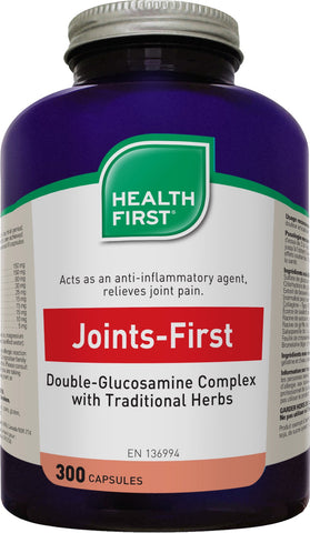 Joints-First Double-Glucosamine Complex - 300caps - Health First - Health & Body Nutrition 