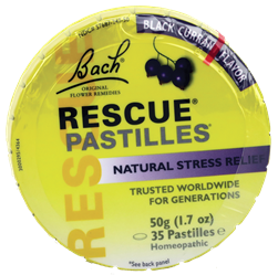 Rescue Pastilles - Black Currant - 35pastilles - Bach - Health & Body Nutrition 