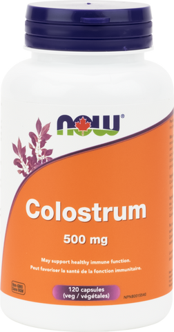 Colostrum - 500mg - 120vcaps - Now - Health & Body Nutrition 