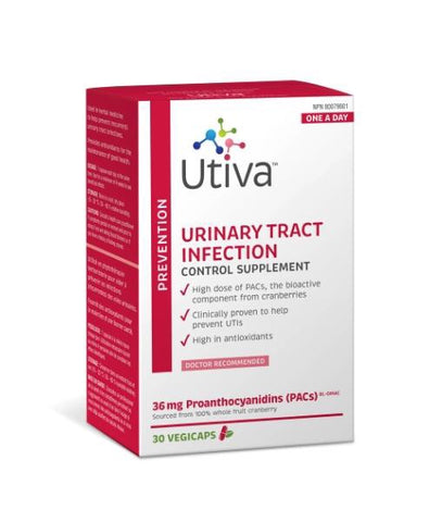 UTI Control - 30caps - Utiva Health - Health & Body Nutrition 