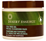 Tea Tree Oil Facial Cleansing Pads - 50pads - Desert Essence - Health & Body Nutrition 